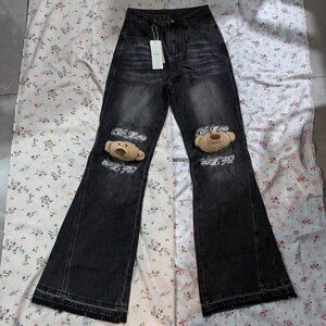 13De Marzo Bear Black Jeans